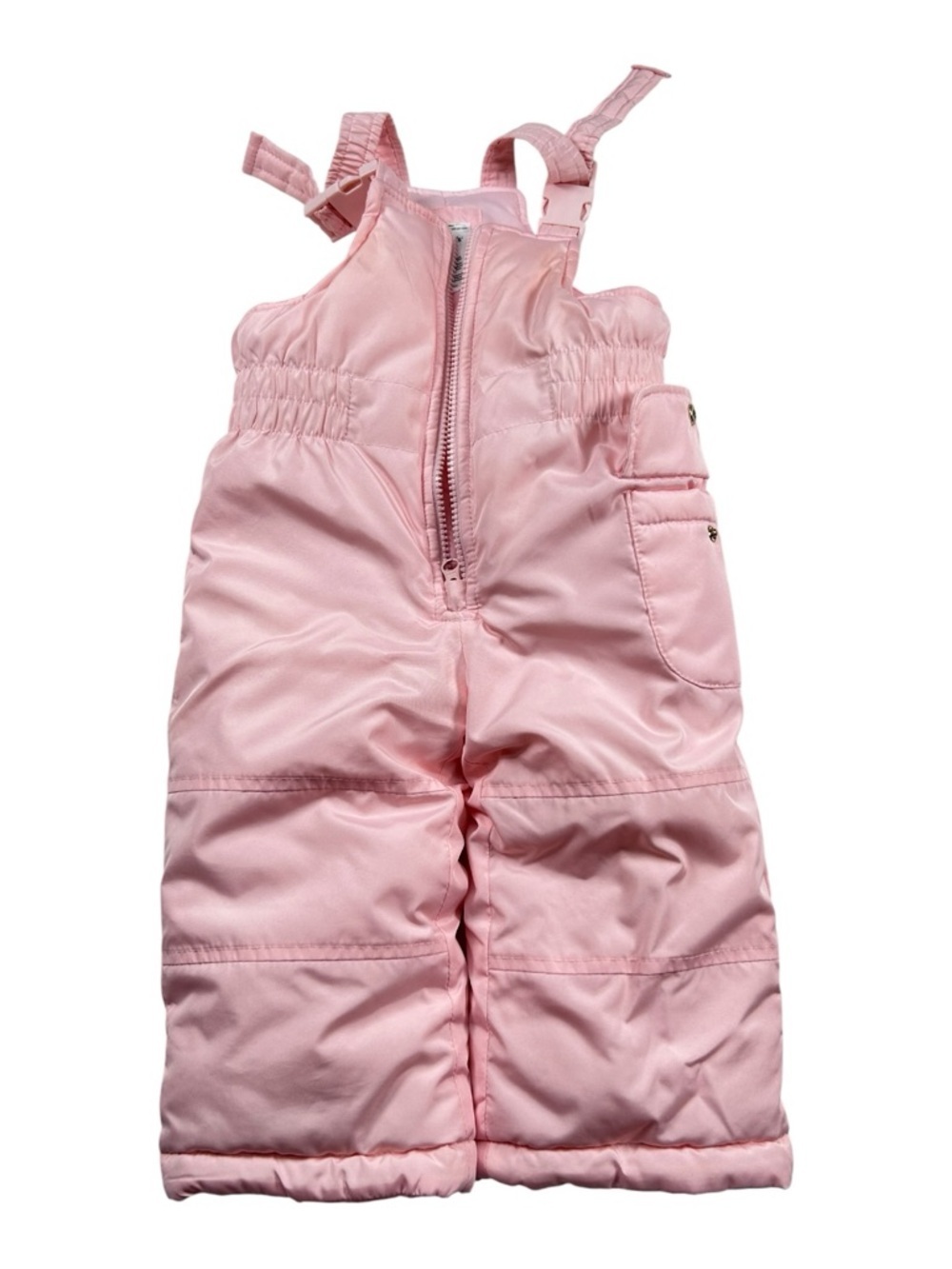 Carter’s Pink Snow Bib Pants 18 Months Baby Girl Winter Snowsuit Overalls - Picture 6 of 7